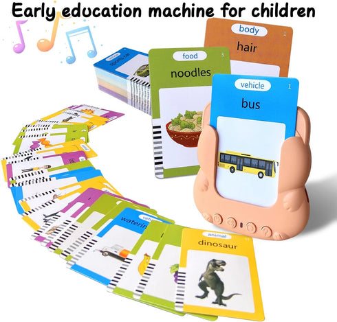 Talking Flash Cards Toddler Toys,Kids Toddler Flash Cards with 224/510 Sight Words,Montessori Toys,Bilingual English-Spanish?Learning Educational ...