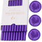 Purple Wax Seal Sticks 20pcs, Andotopee Glue Gun Wax Seal Sticks for Wax Seal Stamp, Premium Sealing Wax for Envelope Letter Seal Wedding Invation...