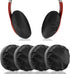 Geekria 2 Pairs Flex Fabric Headphones Ear Covers, Washable & Stretchable Sanitary Protectors for Over-Ear Headset, Sweat Cover for Gym, Gaming (M...