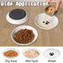 BNOSDM 4 Pcs Cat Food Bowls Ceramic Shallow Cat Dishes Non-Slip Silicone Bottom, Whisker Fatigue Pet Dry/Wet Food Plates Set for Indoor Small Cats...