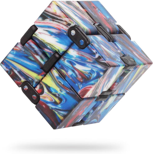 Fidget Infinity Cool Cube Toys: Hand Held Magic Cube Cool Stuff Gadgets Things Unique Birthday Gifts Boys Girls Kids Adults Anxiety Stress Relief ...