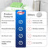 Toilet Bowl Cleaner Tablets, Leaves Bowl Sanitary, Freshens, Deodorizes, Descales & Repels Tough Stains, Helps Prevent Limescale Buildup, Safe for...
