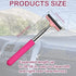 Car Rearview Mirror Wiper, Retractable Window Squeegee, Small Auto Squeegee Cleaner Water Side Mirror Wiper with Telescopic Long Handle, Snow Brus...