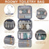 Elviros Toiletry Bag Hanging Travel Organizer for Men and Women, 3 in 1 Multifunctional Large Makeup Cosmetic Case for Toiletries Accessories, Wat...