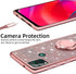 B-wishy for Moto G Stylus 5G Phone Case with Stylus Pen, Luxury Glitter Sparkles Cute Silicone TPU Case for Women Girls with Kickstand, Bling Rhin...