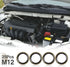X AUTOHAUX 25pcs M12 Bronze Tone Car Engine Oil Drain Crush Flat Bonded Washer Gaskets...