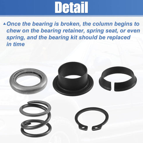 X AUTOHAUX Steering Column Upper Bearing Kit F4DZ-3517-A for Ford F-350 1992-1997 for Ford E-150 Econoline 1992-2002 for Mercury for Lincoln...