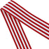 Morex Ribbon Striped Polyester Grosgrain Ribbon, Party Decorations, Gift Wrapping, Fun Patterns, 1-1/2" by 20 yd., Red...