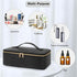 CUBETASTIC Makeup Bag, Travel Make Up Train Case, Large Capacity Cosmetic Organizer Bags with Dividers, Portable Skincare Bag for Women Waterproof...