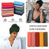 Head Wrap Stretch Jersey Turban Extra Long Hair Scarf Soft Breathable African Knit Head Scarves Turban Tie for Black Women...