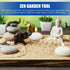Toyvian Outdoor Decor Outdoor Decor 6 Pieces Mini Zen Garden Kit Black Rake Meditation Sand Zen Garden Tools Rock Sand Garden Tools Accessories fo...