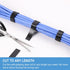 1/2in x 200ft Hook and Loop Roll | Double-Sided Strips, Self-Gripping Straps | Reusable Multi-Purpose Wrap Fasteners for Home, Office, Data Center...