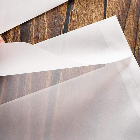 Envelopes for Invitation, 50 Pack 4.9x6.89 Inch White Translucent Paper Wedding Envelopes, Invitation Card Window Envelopes, Greeting Card Envelop...