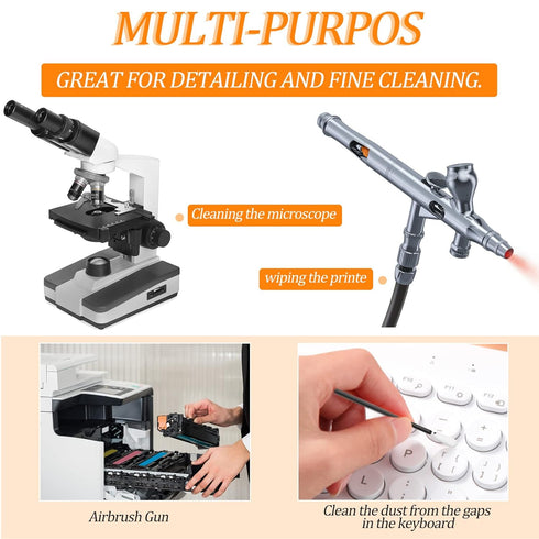 500 Pieces Foam Cleaning Swabs 9.3 cm Foam Tips Swab Sticks Sponge Stick Sponge Head Cleaning Swab for Inkjet Printer Print Head Camera Optical Le...