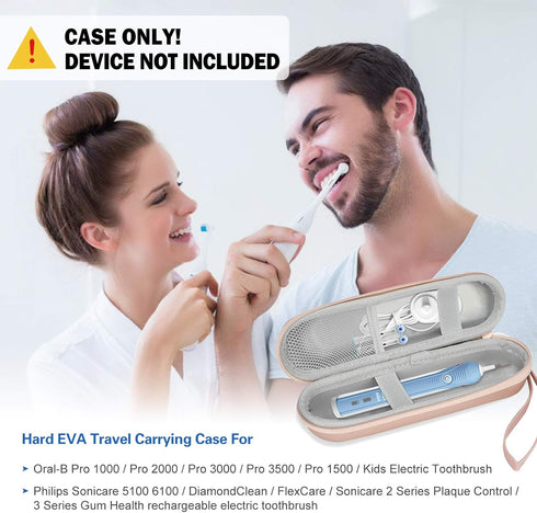 ProCase Travel Case for Oral-B/Oral-B Pro Smartseries/IO Serie Sonicare ProtectiveClean Electric Toothbrush, Hard EVA Case Cover Storage Bag Holde...