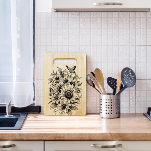 House Warming Gifts New Home Sunflower Butterfly Decor Chopping Boards for Kitchen Gifts for Women Men Mom Dad Wife Husband Housewarming Gifts for...