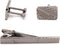 Caesar Titanium Cuff-Links and Tie Clip Set...