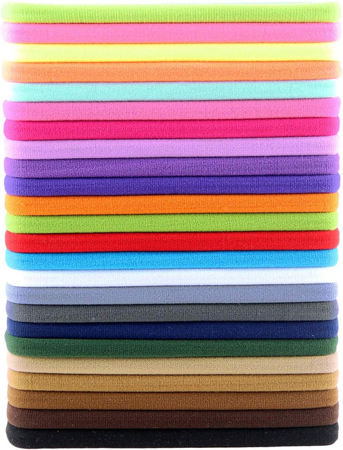 24 pack Nylon Headbands Nude super soft stretchy for infant girl Toddler Adult DIY Baby Headbands...