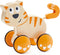 Hape Dante Push and Go | Wooden Push, Release & Go Cat Toddler Toy with Wheels...