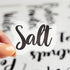 Talented Kitchen 135 Pantry & Kitchen Labels for Food Containers - Preprinted Black Cursive on Clear Backing - Easy Peel & Stick (Water Resistant)...