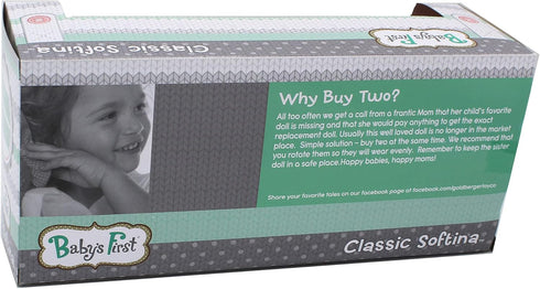 Baby's First Doll, Bathtime with Baby Softina, Machine Washable Doll, Lifelike Features, for Ages 1+...