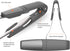 As seen on SHARK TANK - Turn eating utensils into versatile tongs (1-Pack, Black)...