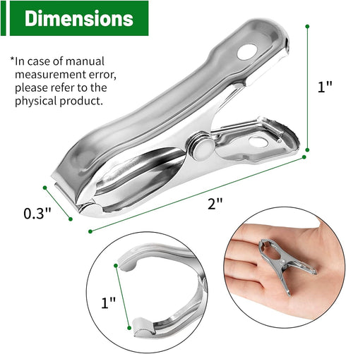 40PCS Greenhouse Clips, Stainless Steel Garden Clips, Plant Clips for Outdoors Hanging Heavy Duty Forest Cloth Blankets Netting Freeze Protection ...