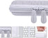 Aenllosi Hard Carrying Case Compatible with Apple Magic Keyboard with Numeric Keypad + Magic Mouse + Magic Trackpad...