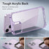 ESR Clear Purple Case for iPhone 13/14 - Military-Grade Protection, Shockproof Corners, Yellowing-Resistant Acrylic Back, Air Armor Phone Case......