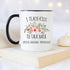 YouNique Designs I Teach Kids to Talk Back SLP Mug, 11 Ounces, Speech Language Pathology Coffee Mug, Speech Language Pathology Cup for Women, Spee...
