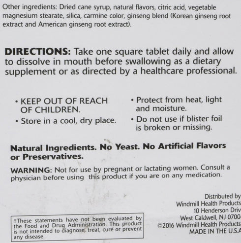 Windmill Health Products Hi-Ener-G Super B-12 5000 mcg, 30-Count Box...