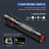 RECHOO High-Powered LED Flashlight S2000, Upgraded Powerful 2000 High Lumens Flashlights with 3 Modes, Zoomable, Water Resistant Flash Light for H...