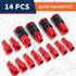No Rust Air Hose Fittings Kits 15 PCS Set, Quick Connect Air Compressor Accessories Industrial Air Tools Fittings, Male and Female High Flow Air F...