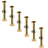 6-Pack 1501216MA Shear Pin Bolt Kits Compatible with Murray AYP Craftsman 1501216 9524MA 301172 722130 301172MA Snow Throwers Snowblower...