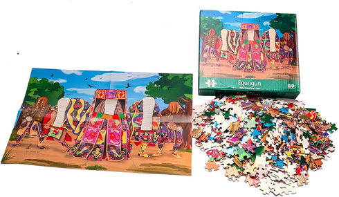 Egungun Festival Jigsaw Puzzle - 500 Pieces...