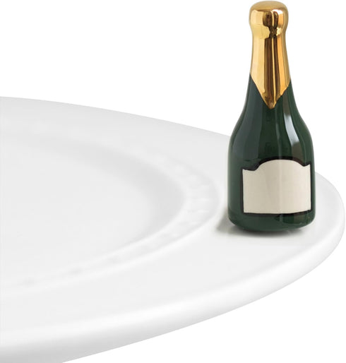 Nora Fleming Hand-Painted mini: champagne calibrations (champagne bottle) A94...