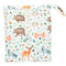 Wet Dry Bag Baby Cloth Diaper NappyReusable Washable With Two Zippered Pockets (Watercolour Animals)...