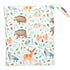 Wet Dry Bag Baby Cloth Diaper NappyReusable Washable With Two Zippered Pockets (Watercolour Animals)...