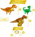 KatchOn Giant Dinosaur Balloons for Birthday Party - 48 Inch, Pack of 4 | Three Rex Party Decorations | Dinosaur Birthday Decorations...