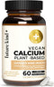Future Kind Vegan Calcium Supplement (60 Capsules) - Plant-Based Calcium Magnesium Supplement Sourced from Iceland for Teeth and Bone Support - Ca...
