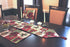 Tache Home Fashion Christmas Green Red Decorative Tapestry Holiday Tidings Poinsettia Table Runners with Tassels, 13 x 90...