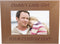 Daddy's Little Girl Custom 4x6 Inch Wood Picture Frame - Add Your Custom Text - Great Gift for Father's Day Birthday...