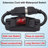 TWTADE 3 Prong Extension Cord with Waterproof Inline Switch On/Off 14AWG 1.5FT Outlets Power Cords Heavy Duty Extension Cord 30A 125V/15A 250V AC ...
