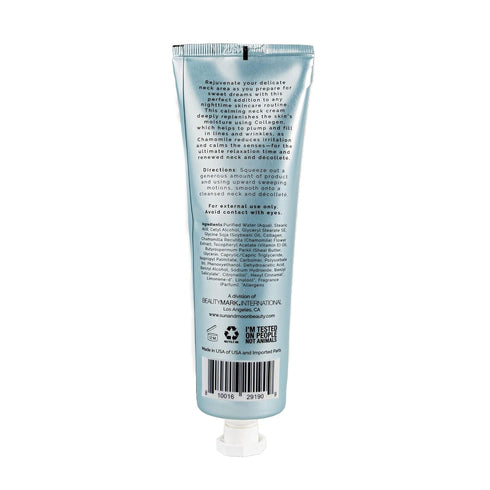 Collagen Neck Firming Cream, Night Wrinkle Tightening Moisturizer, Renewing Rejuvenating Skincare with Chamomile - 5.1 oz...