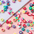 200pcs Mixed Fruit Spacer Beads Smile Face Beads Color Polymer Clay Beads, for DIY Jewelry Bracelet Earring Necklace Craft Making Supplies...