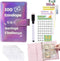 100 Envelope Challenge Binder,2024 Exclusive 52 Weeks / 100 Days 5050 Money Savings Challenges Notebook,5-in-1 Budget Planner, Budget Notebook Bin...