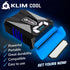 KLIM Cool Laptop Cooler with Vacuum Fan - New Version 2024 - Gaming Laptop Fan with Display - Temperature Detection + Automatic/Manual Mode - Port...