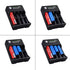 18650 Battery Charger 4 Bay Fast Charge, for 3.7V Li-ion TR IMR 10440 14500 16650 14650 18350 18500 16340(RCR123) Batteries, USB Intelligent Unive...