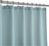 Stall Shower Curtain Fabric 36 x 72 Inch, Waffle Weave, Hotel Luxury Spa, 230 GSM Heavy Duty, Water Repellent, Blue Pique Pattern Decorative Bathr...