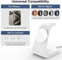 Wireless Charger, Magnetic Wireless Charger Compatible with iPhone 15 Pro/14/13/12 Series, Wireless Charging Station for Apple Watch Ultra 2/9/8/S...